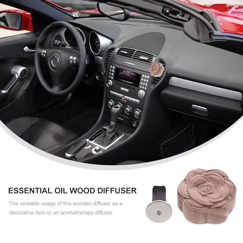 Difusor aromático eléctrico de madera FRCOLOR con clip miniatura 3