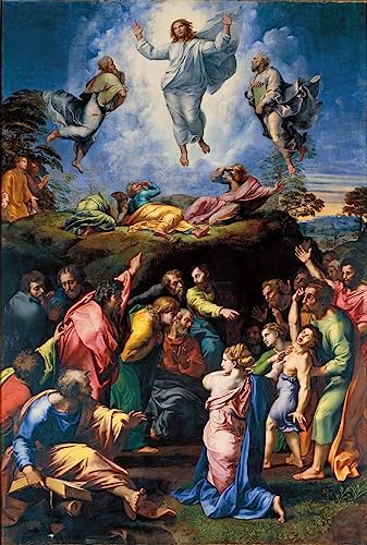 Imprimer Raphaël La Transfiguration pour habiller un grand mur vide de salon