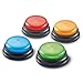 Learning Resources Lights and Sounds Buzzers, Game Show Buzzers, Classroom Supplies, Trivia Night Buzzers, Set of 12, Ages 3+
