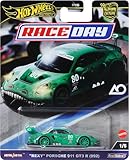 Hot Wheels Premium Car Culture Collectible Toy Car, 1:64 Scale Die-Cast Porsche 911 GT3 R, Race Day Vehicle with Real Riders Tires