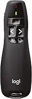 Apresentador sem fio Logitech R400 com Laser Pointer Vermelho, Conexão USB e Pilha Inclusa