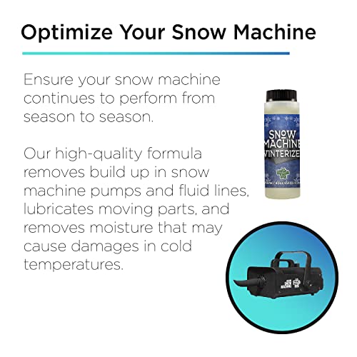 snow machine cleaner and winterizer  froggy39s snow machine fluid cleaner for artificial amp fake snow machines  maintain clean amp protect snow machine pumps lines and internal components