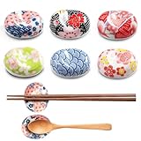 箸置き 箸枕 箸枕 はしおき 楕円桜ピロー箸置き 箸台 スプーンレスト おしゃれ シンプルカトラリーレスト 和柄 陶器 和風 和食器 御洒落 箸休め 小物入れ 可愛い 卓上飾り物 6個セット