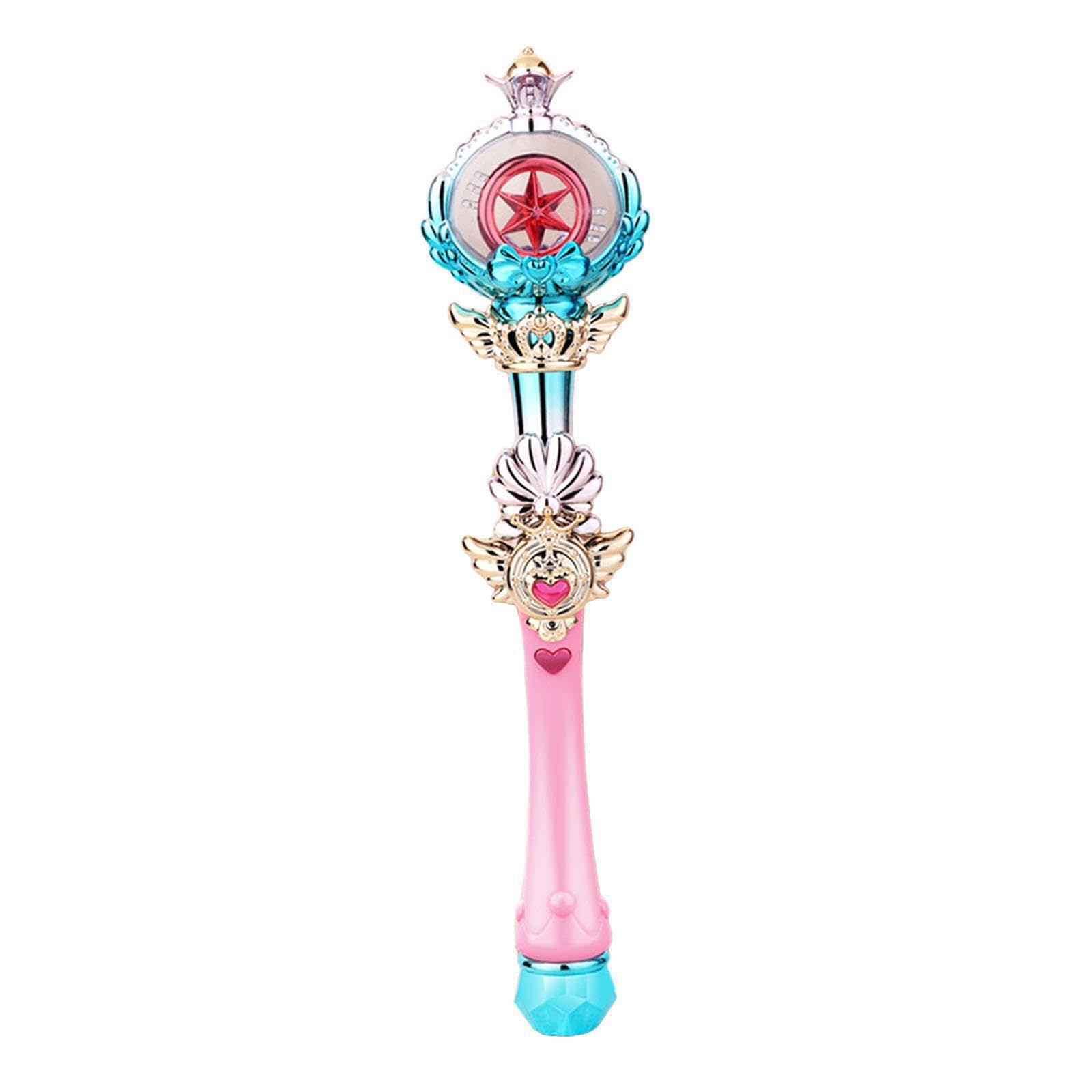 KIXZSAZ Enchanting Princess Light with Music Birthday Gift for Children Toy Stick, Coral Queen Star