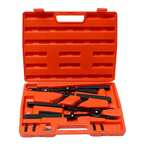 Abn Snap Ring Pliers Set – 16 Inch Internal External Snap Ring Pliers Circlip Pliers With Straight And Angled Jaws #TOP2