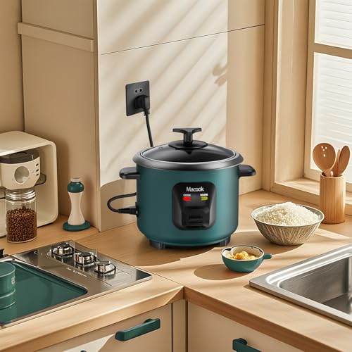 Cuocere riso (0,6 l, 3 tazze) 300 W, cuociriso per 1-6 persone, rivestimento antiaderente, funzione mantenimento calore, funzione bruciatore secco. - immagine 3