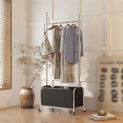 Miroir de Sol pour Chambre à Coucher avec Rangement pour Gagner de l'Espace - 5