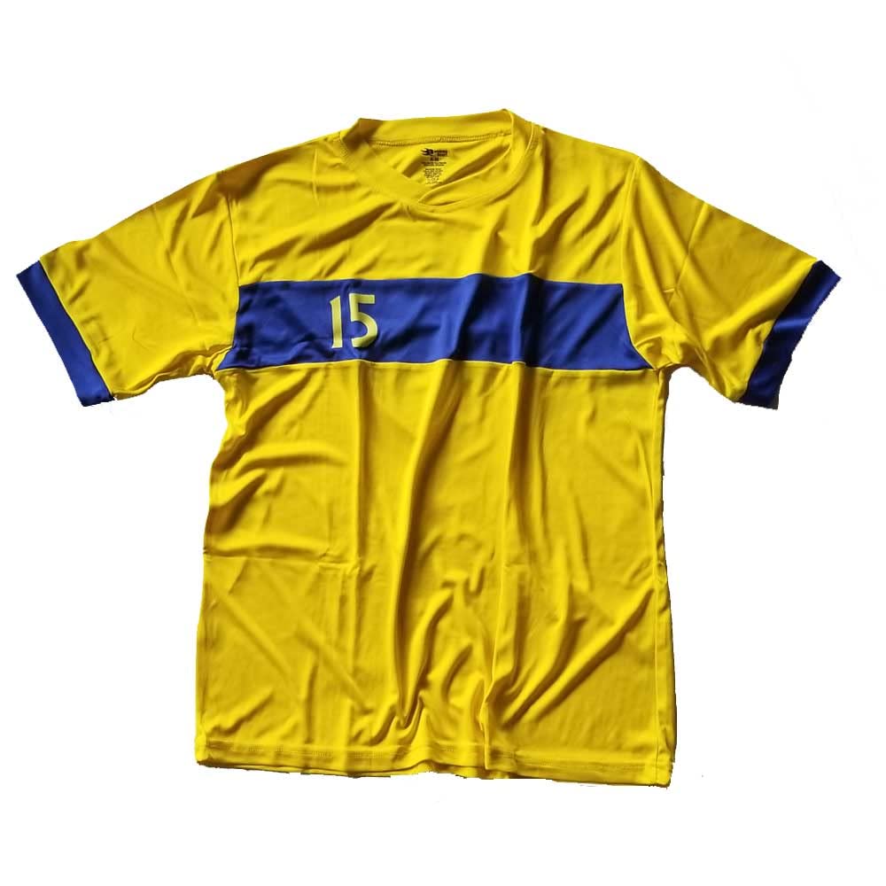 Winning Beast Ready to Use Lot of 18 Soccer Jersey with Player Numbers. Style 109. White - Blue