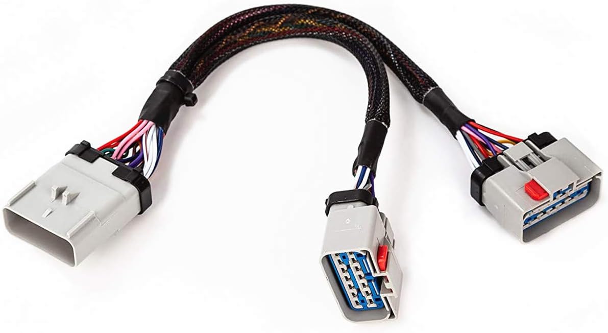 YPP 14PIN RP-1226 14 Way 1 Male to 2 Female Y Cable Adapter RP1226 Splitter for Truck Fleet Management