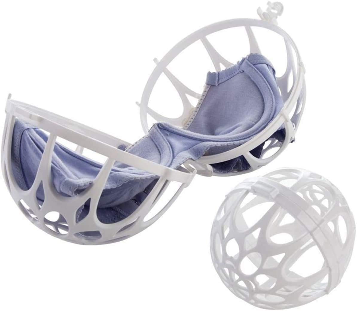 AioTioAioTio 2 PCS Big and Small Spherical Bra Washing Bag,Bra Protector Laundry Basket Laundry Bags,Protect Underwear from Deformation When Washing