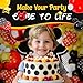 ALL-IN-1 Mickey Balloon Arch Kit with BONUS Mouse Heads & Gold Stars for Mouse Birthday Decorations - Mickey Balloons for Cartoon Mouse Clubhouse Birthday Decorations - Disney Balloons, Mickey Party