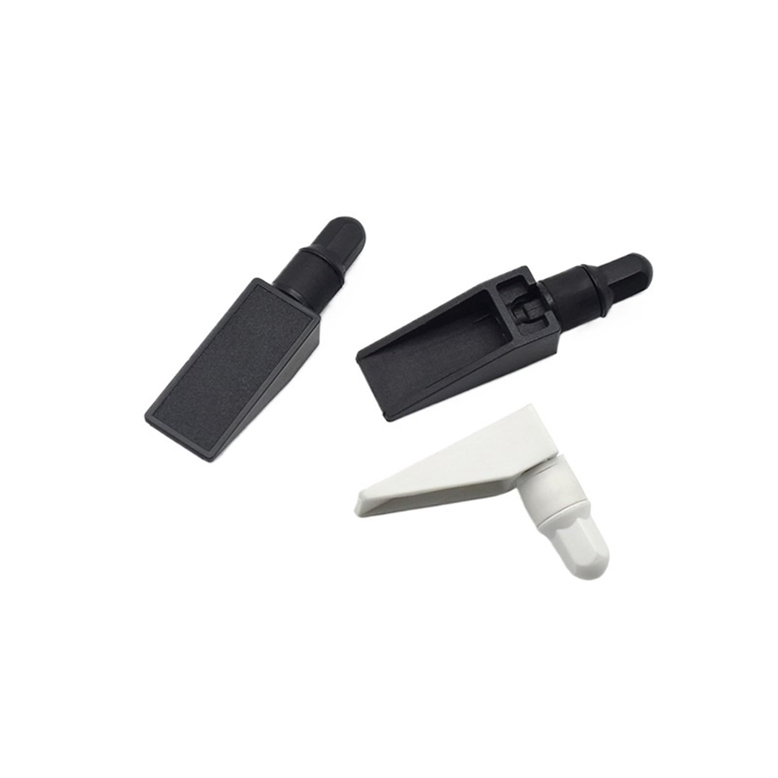 Loquets en plastique noir XK255 pour réparer une fermeture cassée