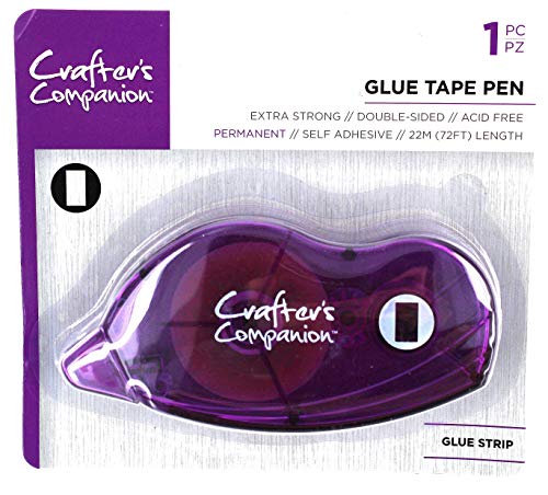 Crafter's Companion CC-ADH Extra Strong Permanent Tape Pen, OSFA, Clear
