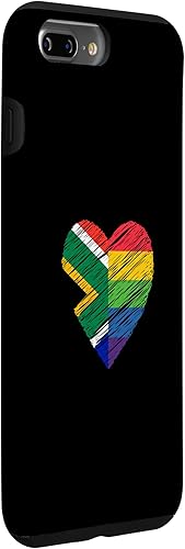Miniatura 3 de iPhone 7 Plus8 Plus LGBTQ Sudáfrica Corazón del Orgullo Gay para Gay Lesbianas Amor LGBT Caso