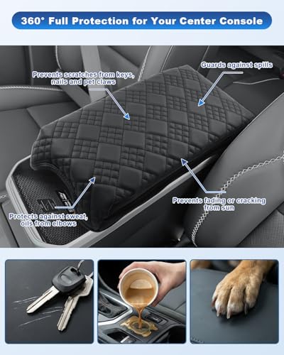 Image of CDEFG for 2025 2026 GMC Terrain Accessories Center Console Cover Armrest Cover, for 2025 2026 GMC Terrain (Elevation, AT4, Denali) Middle Console Pad Arm Rest Protector