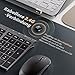 2.4G Maus Set kabellos, iClever Aluminium Wireless Slim Tastatur QWERTZ Layout (Deutsch), für Computer/Desktop/PC/Laptop/... TV und Windows 10/8/7/Vista/XP (2.4GHz, USB)