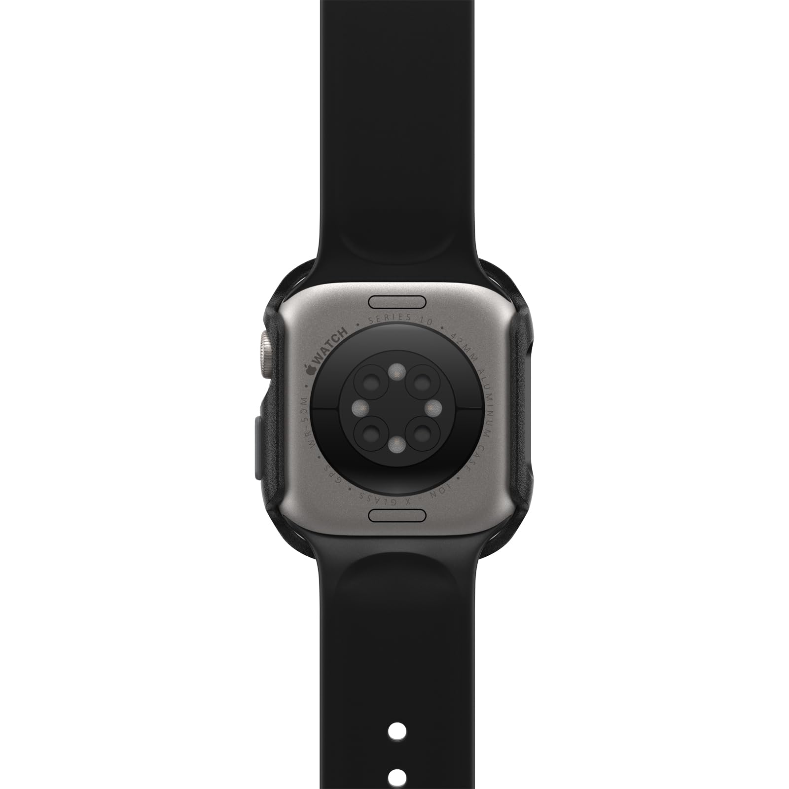 Watch Bumper OtterBox do Apple Watch Series 11/10-42mm, odporne na wstrząsy, odporne na upadki, smukłe etui ochronne na zegarek Apple Watch, chroni wyświetlacz i krawędzie, Czarne
