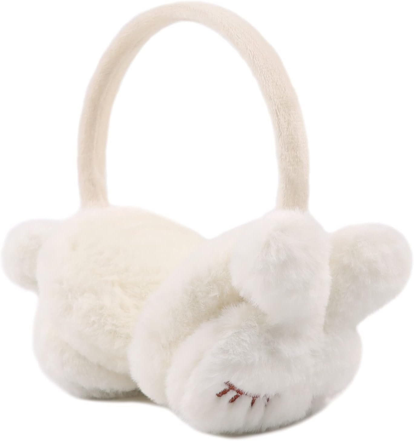 PESAAT Fluffy Ear Muff for Women Plush Earmuffs Kids Winter Earmuffs Girls Boys Cold Weather Ear Warmer