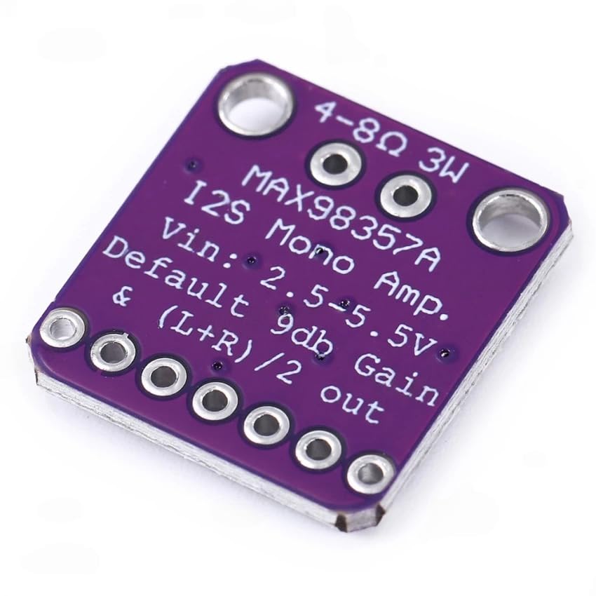 Image of MAX98357A I2S 3W Class D Amplifier with INMP441 Digital Microphone Module | I2S Audio Input Output Kit for ESP32 Arduino Raspberry Pi | Voice & Audio Projects