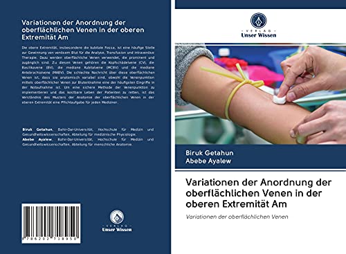 Anordnung der oberflächlichen Venen obere Extremität