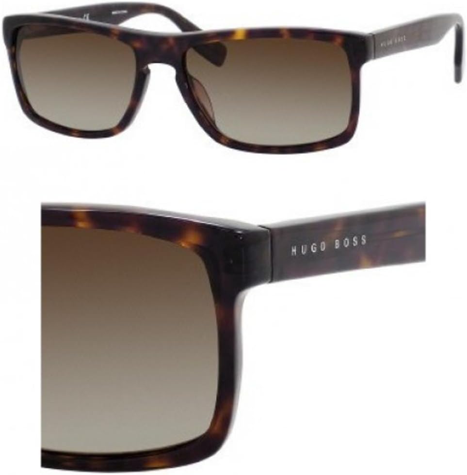 Hugo Boss Brown Gradient Rectangular Sunglasses BOSS 0450/P/S 86 58