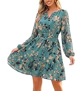 valora chiffon floral print empire waist mini dress Simplee Womens Fall Boho Flowy Short Dress sparkling formal dress Goddiva Scalloped Neck Embroidered stretchy fabrics Color:color