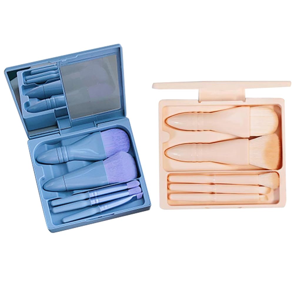 Travel Makeup Brushes Set, 10 PCS Mini Makeup Brush