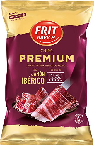 FRIT RAVICH Patatas Fritas Chips Premium Jamon E.tomas, 150 G