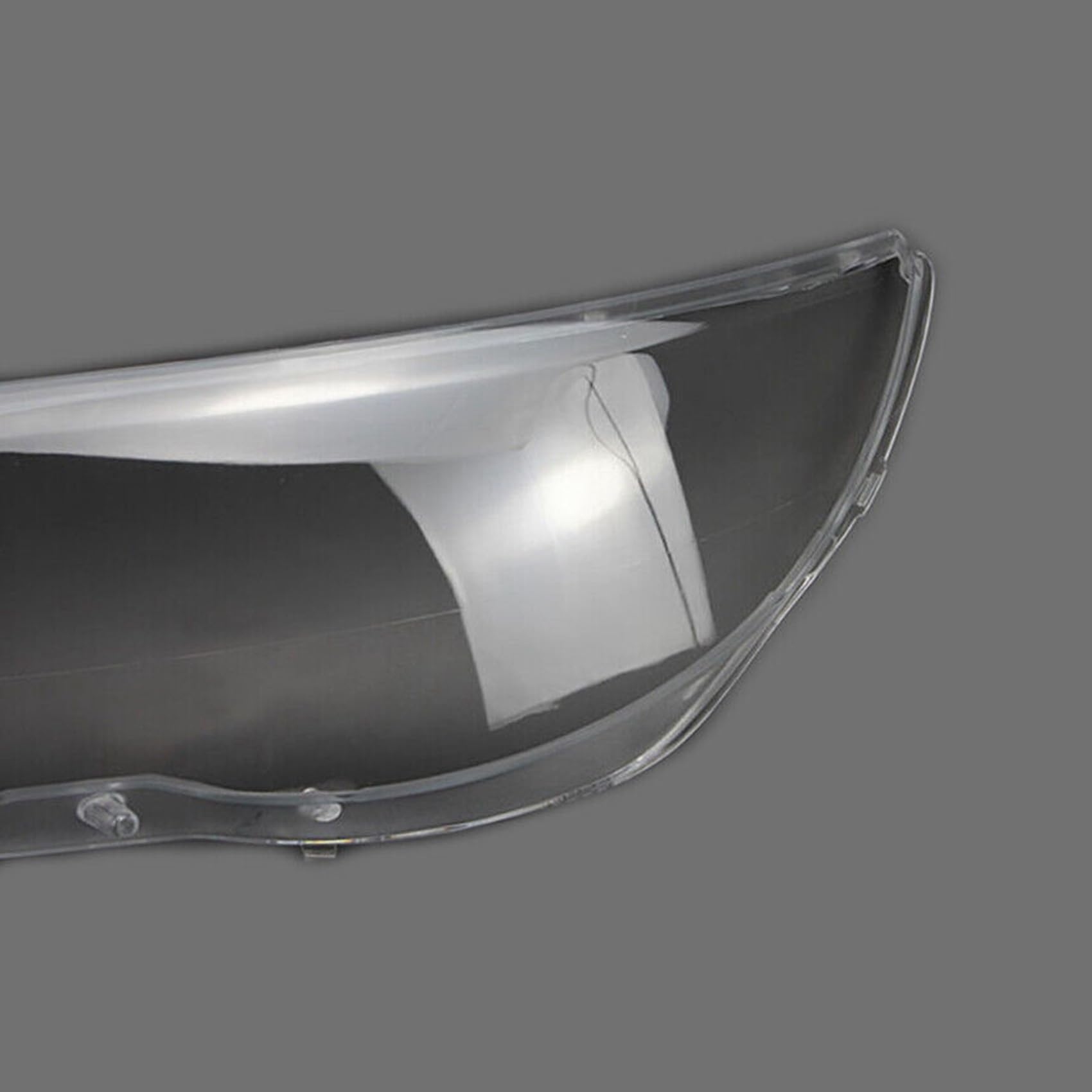 FUNFOB Copertura Faro Auto 1 Paio Fari Auto Copriobiettivo Paralume Trasparente per VW per Tiguan 2009-2012 Copertura Faro Anteriore Automobile