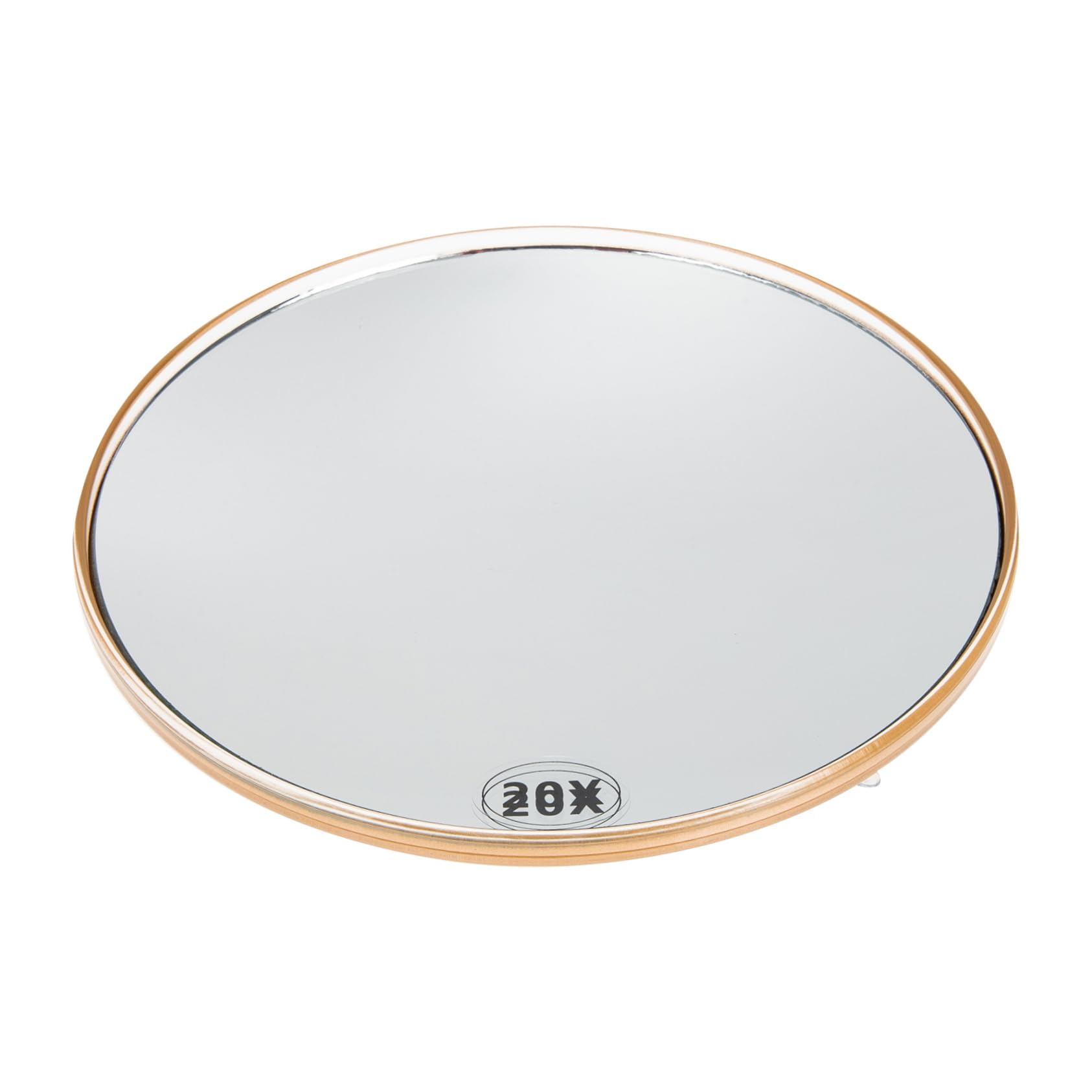 Miroir grossissant portable en voyage pour retouches maquillage faciles