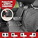 Lusso Gear Car Seat Cover & Protector for Dogs - Non-Slip Waterproof Seat Covers for Trucks & Cars - Universal Fit Dog Backseat Protector - Machine-Washable Pet Travel Accessories - Gray, Large
