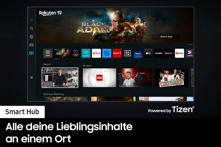 Samsung Crystal UHD 4K CU7199 Fernseher 55 Zoll, PurColor, Crystal Prozessor 4K, Smart TV, GU55CU7199UXZG, Deutsches Modell [2023] – Bild 6