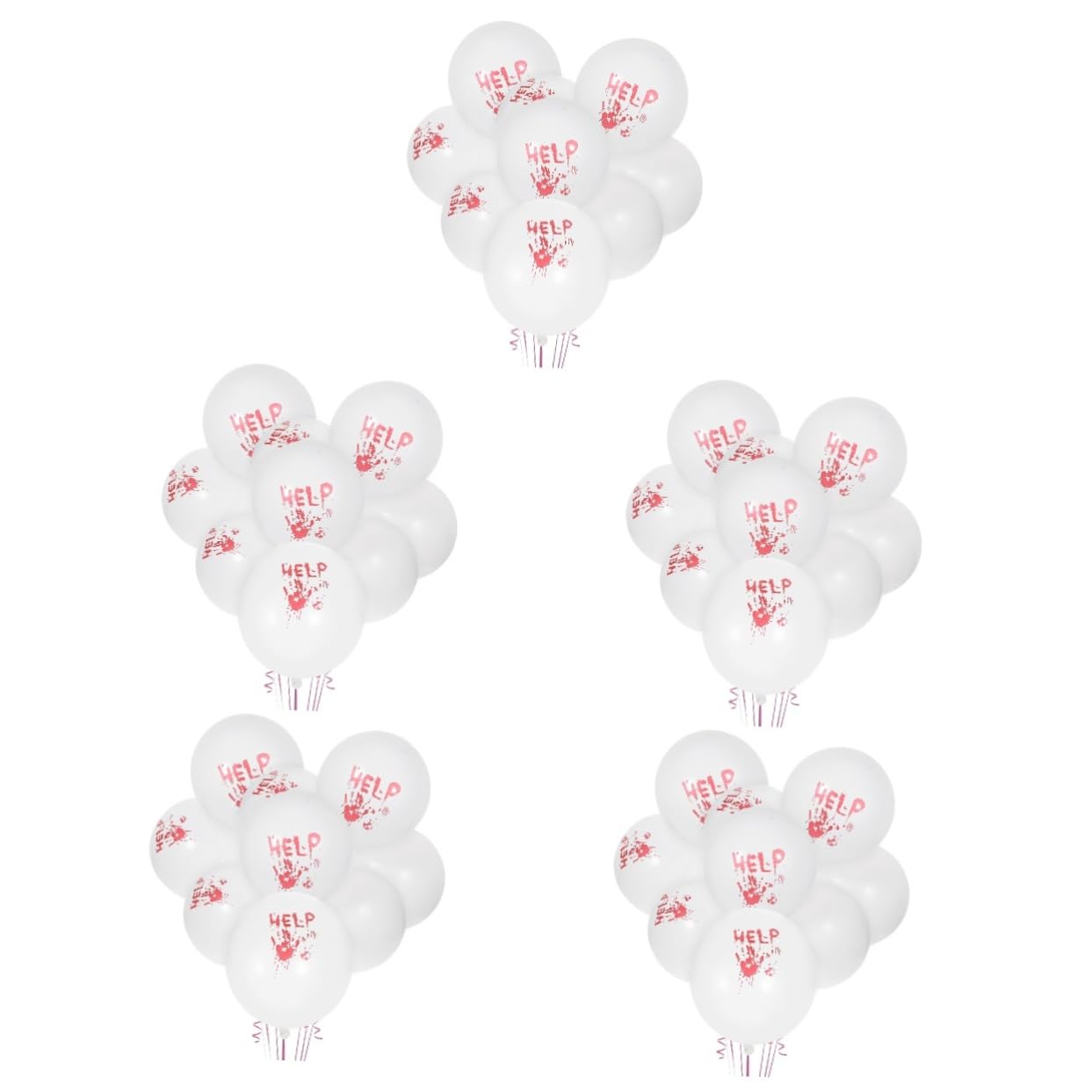 Abaodam 500 Pz palloncino a mano insanguinata palloncini spaventosi di halloween decorazioni per feste di Halloween it halloween palloncini halloween palloncini in lattice insanguinati