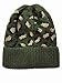 Womens Silky Soft Green Camo Leopard Print Beanie Hat Knit Stocking Cap