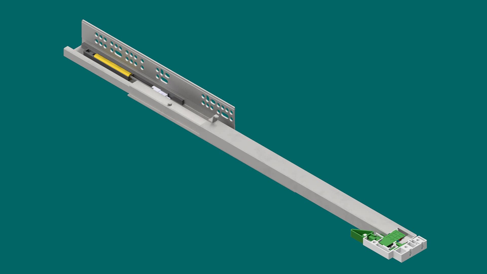 Guide Per Cassetti Invisibili Ram Q24 400mm - Chiusura Morbida E Ammortizzata, Montaggio Semplice - Foto 7