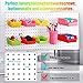 Roowest 60 Pcs Pegboard Cups Pegboard Bins Set, Wall Organizer with Hooks and Loops, Hooks Assortment Organizer Accessory for Office Storage Garage Craft Workshop(Multi Colors)