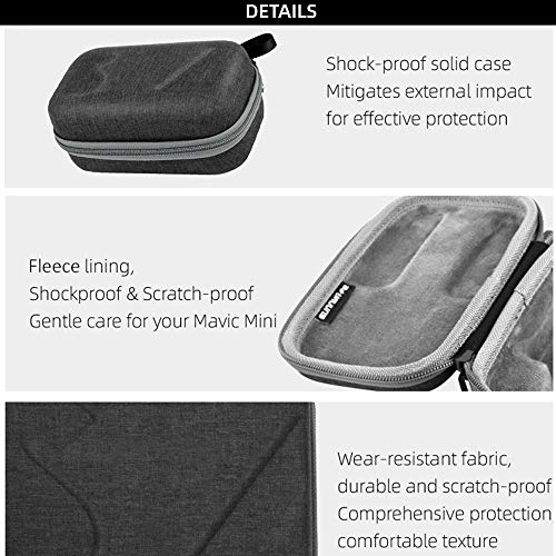 mavic mini Bolsa de transporte, Entweg Compatível com mala de transporte portátil DJI Mavic Mini Dro