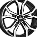 4x Dezent alloy rims TV dark 8.0Jx18 ET50 5x112 compatible with MG 4