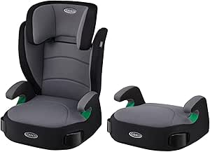 GRACO(グレコ) ジュニアシート ブースターシート シートベルト固定 ジュニアプラスネクスト R129適合 3歳半頃～12歳頃まで カップホルダー付 背もたれ取り外し可 (モノグレー) 2187306商品画像