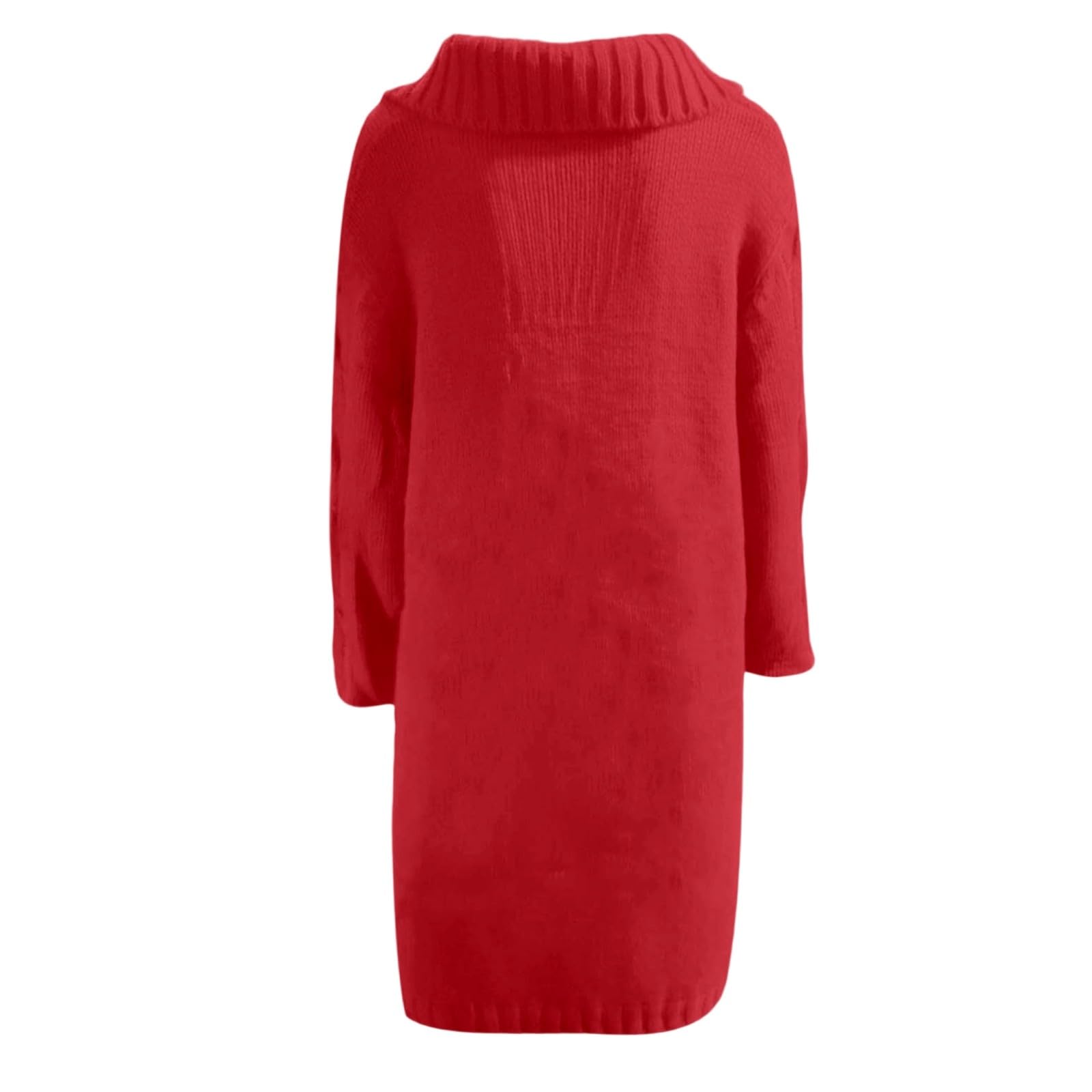 Cardigan Lungo Casual da Donna con Bottoni, Leggero, Lavorato a Maglia, Aperto sul Davanti