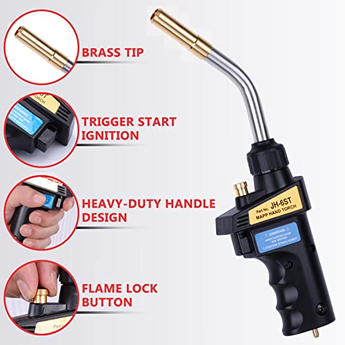 Propane-Torch-BBQ-Torch-MAPPMAPPROPANE-Gas-TorchSoldering-Torch-Fast-ignition