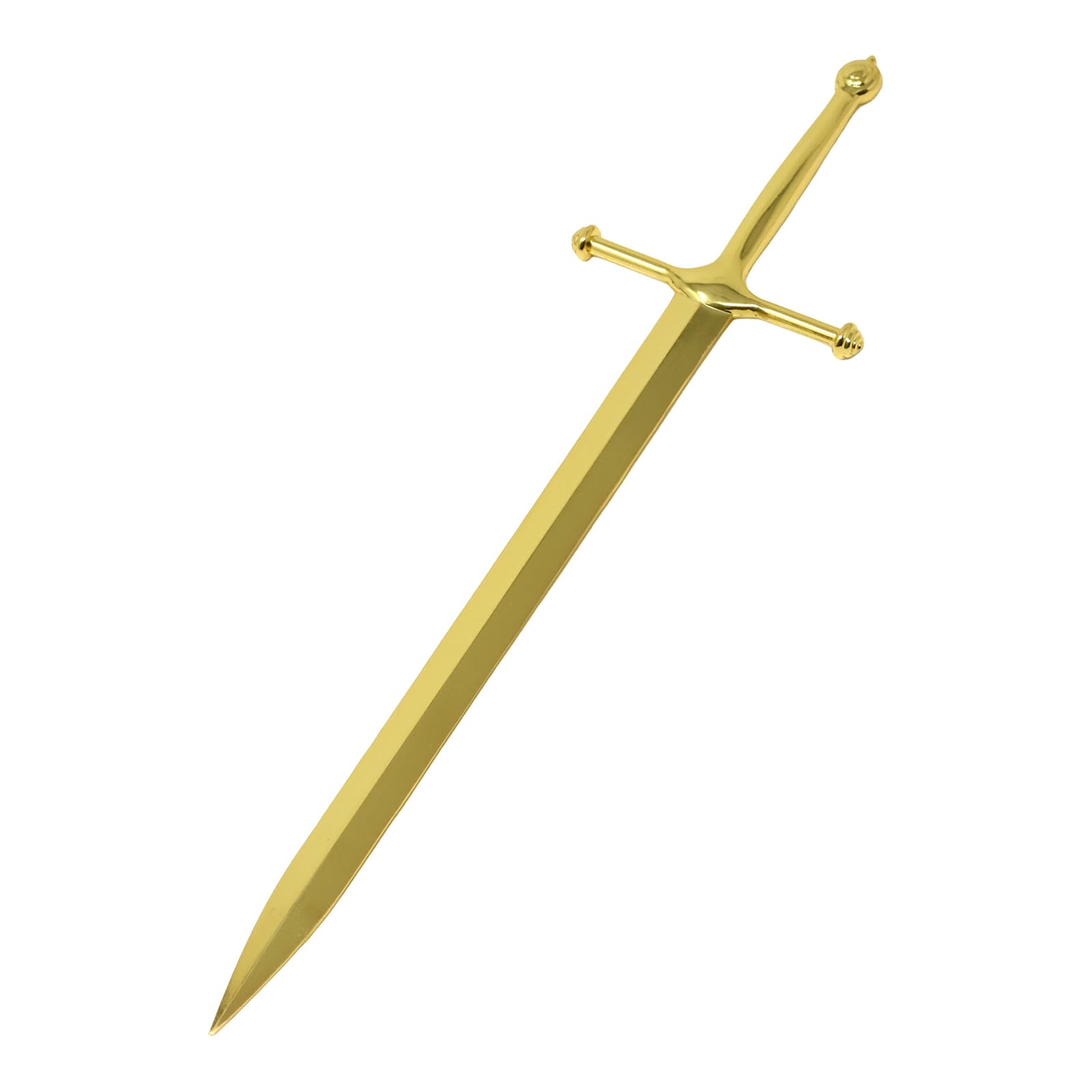 Honbay 1PCS Sword-Shaped Letter Opener Knife Letter Opening Tool Zinc Alloy Envelope Slitter Metal Envelope Opener Sword Envelope Open Tool Mail Opener for School Home Office Mail Supplies (Gold)