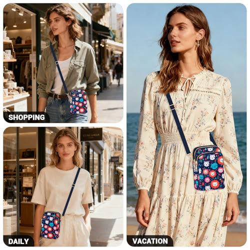 Image of YINHEXI Small Crossbody Bags for Women, Mini Cell Phone Wallet Purse, Shoulder Bag for Women and Men