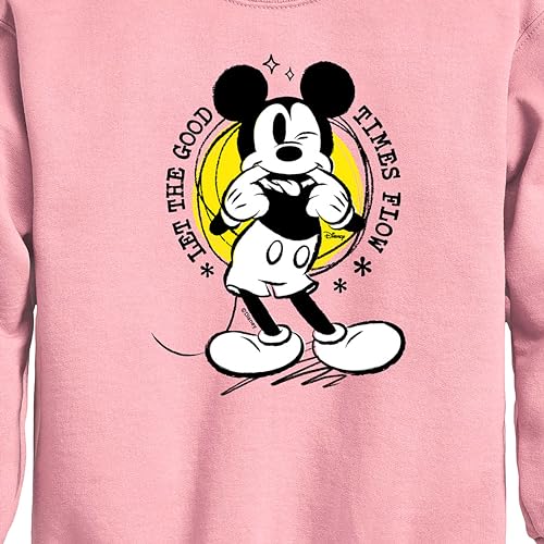 Disney - Let The Good Times Flow - Toddler & Youth Crewneck Fleece Sweatshirt2