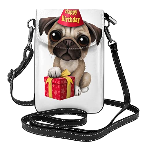 Sac à bandoulière animal mignon pour femme et petite pochette carlin