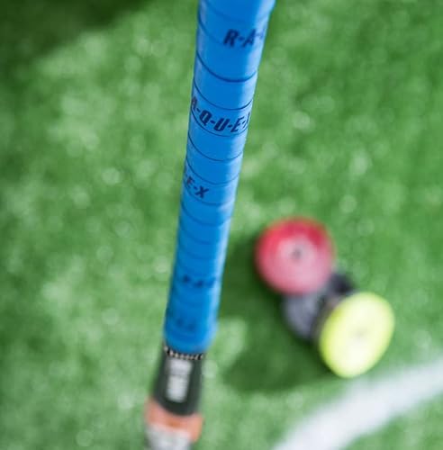 Raquex Cushion Hockeyschläger-Griff: Supergriffiger Hockeygriff, Über 2 m Lang, Minimiert Vibrationen, Abschlussband im Lieferumfang Enthalten