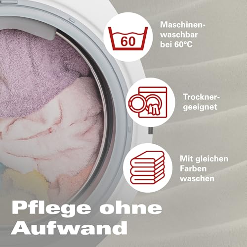 BaSaTex Bio Kissenbezüge Spannbezüge 2er Pack für Nackenkissen und Gesundheitskissen | 97% GOTS-Zertifizierte Baumwolle + 3% Elasthan | 40x60 cm - 45x65 cm | Natur