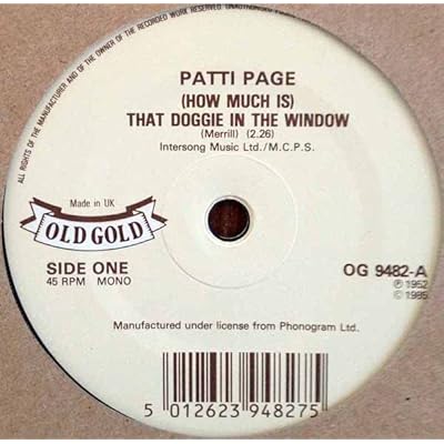 The Doggie In The Window / Tennessee Waltz