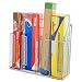 EZOWare Cabinet Door Mount Kitchen Countertop Wrap Organizer Rack For Food Storage Bags, Aluminum Foil, Wax Paper, Plastic Wrap - Silver
