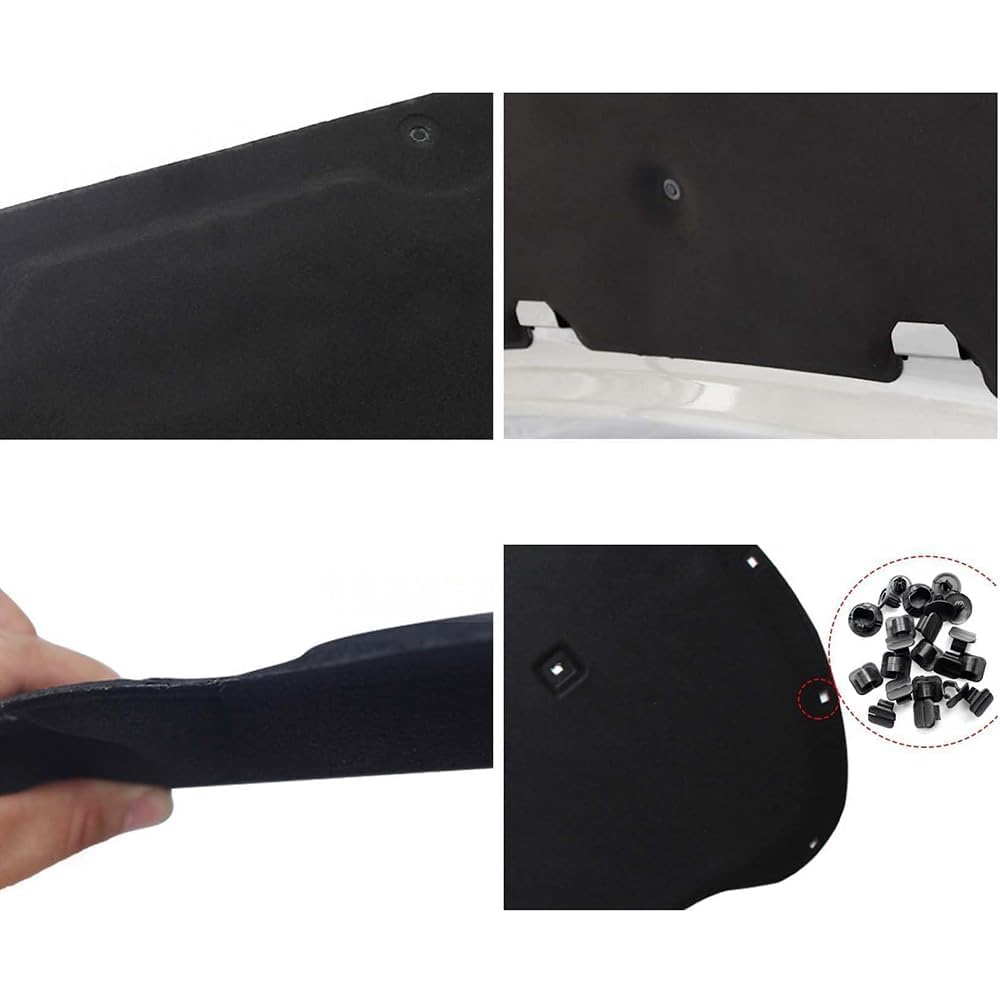 Auto Cotone Insonorizzante Isolante Termico Cofano per Range Rover Vogue L405 2013-2017 Cotone per Isolamento Acustico Dell'auto Pannelli Fonoassorbenti